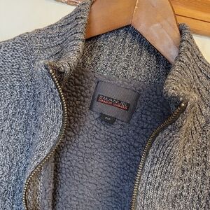 Emanuel Ungaro Charcoal Zip-Up Sweater